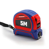 WORKPRO WP261041 5Mx25mm Naylon Kaplama Sarı Çift Taraflı Manyetik Çelik Şerit Metre - Onivias